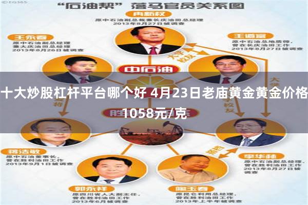 十大炒股杠杆平台哪个好 4月23日老庙黄金黄金价格1058元/克